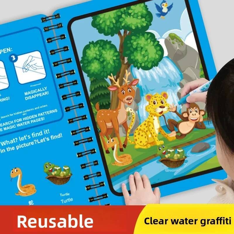 Montessori Spielzeug Magisches – Reusable Water Magic Coloring Book Bewertung und Preis