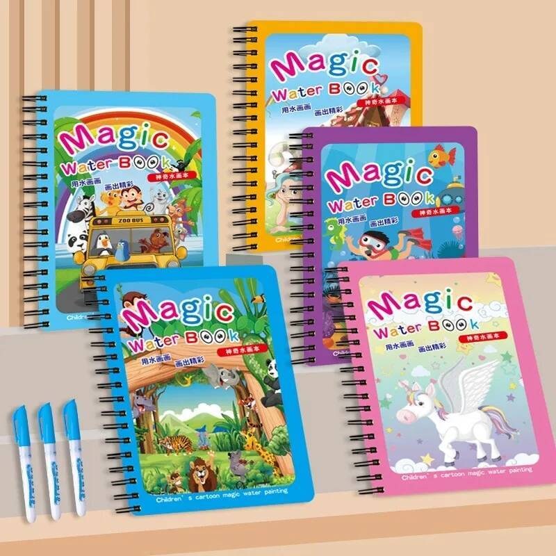 Montessori Spielzeug Magisches – Reusable Water Magic Coloring Book Bewertung und Preis