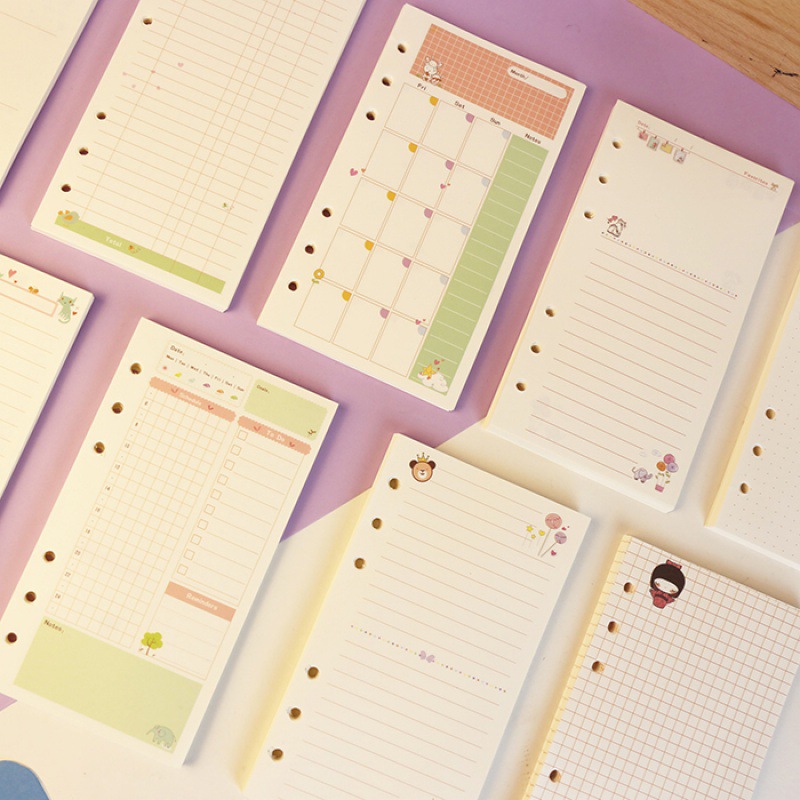 Kawayi A5 A6 Loseblatt-Notizbu – A5 Spiral Dotted Grid Notebook Bewertung und Preis