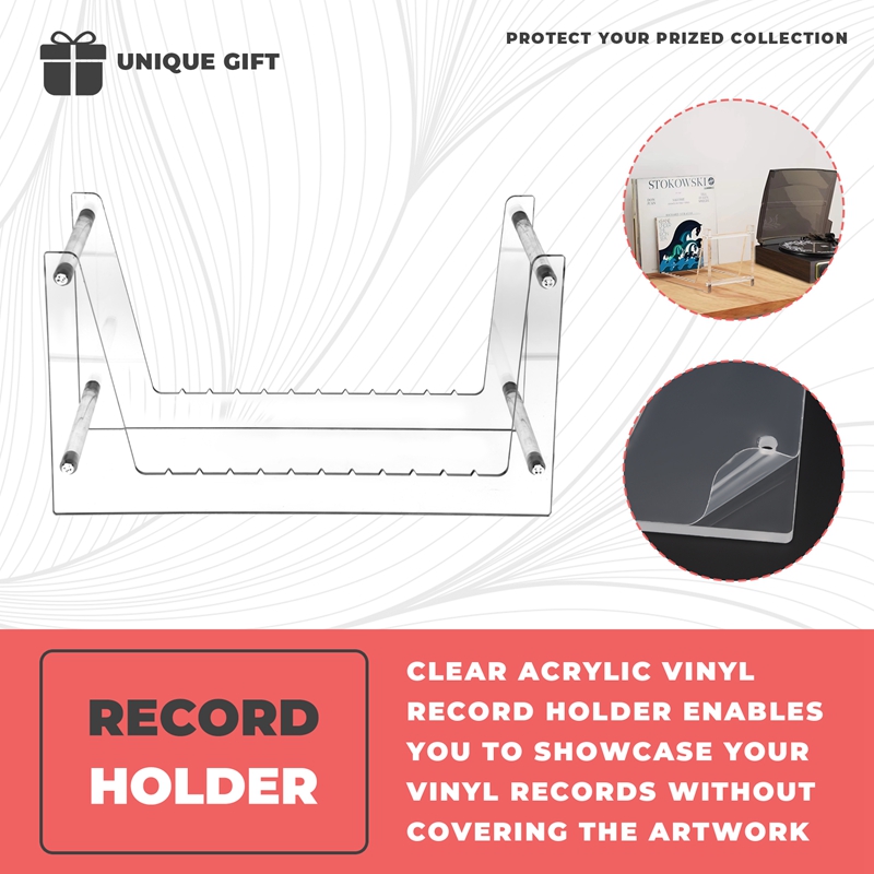 Transparenter Vinyl-Plattenstä – Books Bewertung und Preis