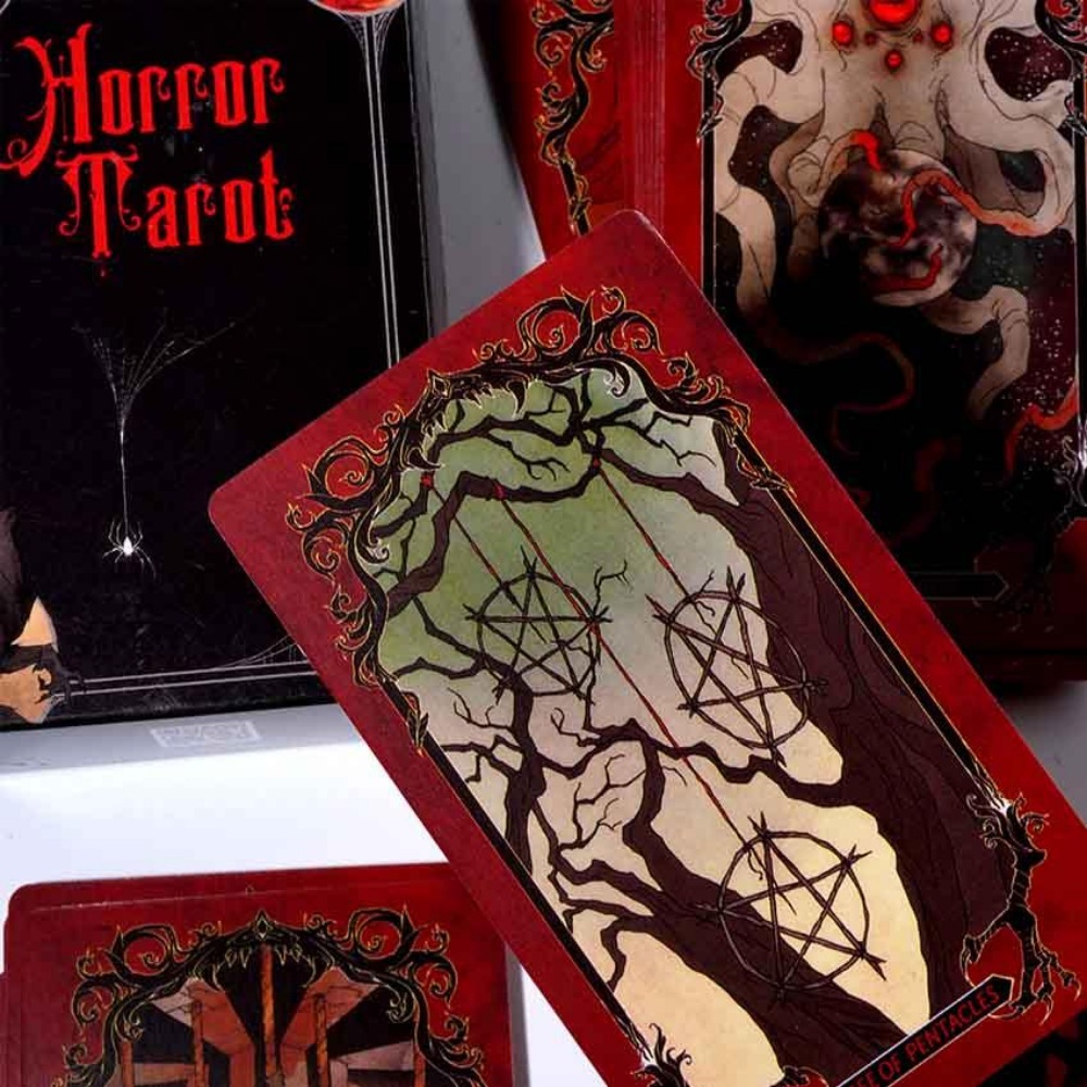 10.3*6cm Horror Tarot Deck Kar – Tarot Deck With Guidebook Bewertung und Preis