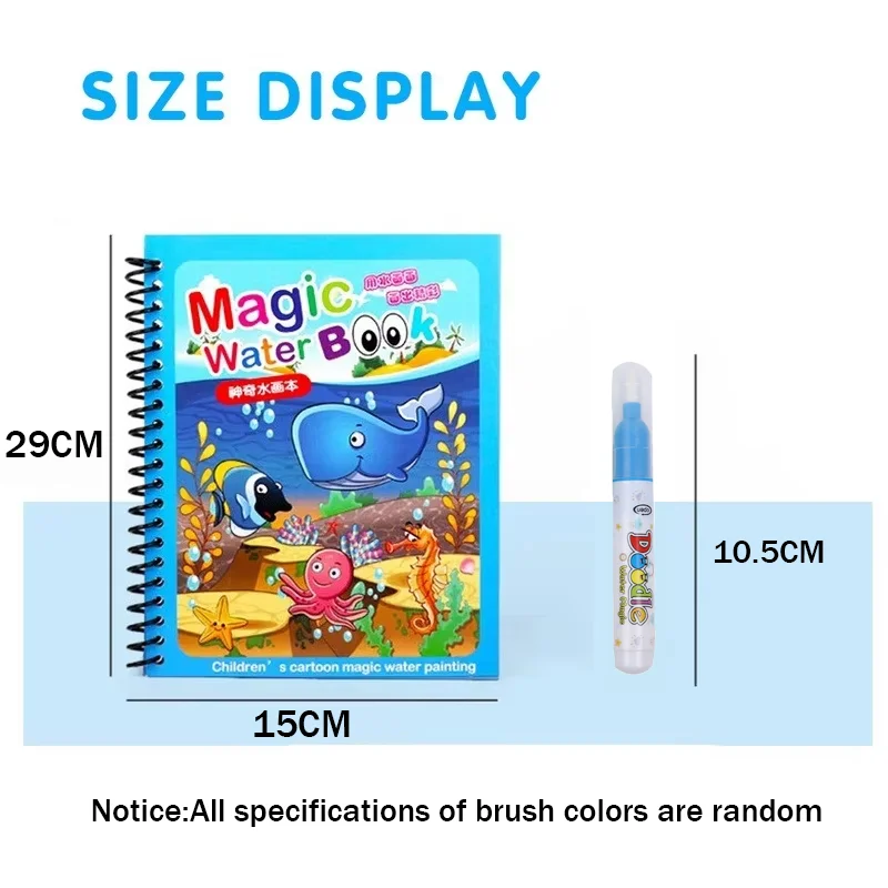 Wiederverwendbares Malbuch, Mo – Reusable Water Magic Coloring Book Bewertung und Preis