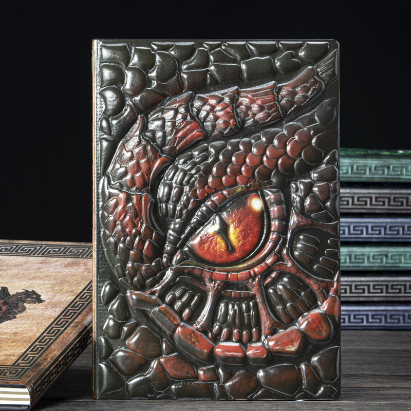 A5 Vintage Drachen-Prägung Led – Vintage Leather Journal Notebook Bewertung und Preis