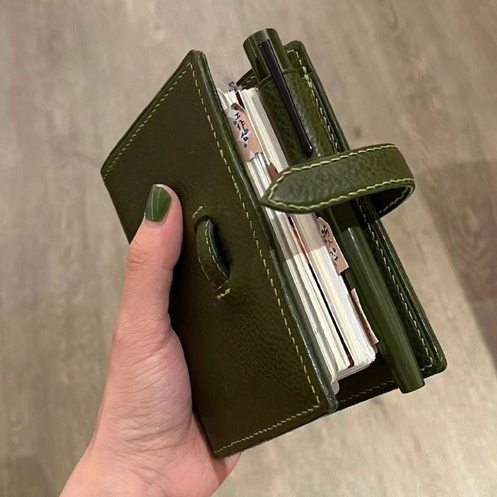 Neue M5 Grüne Leder-Notizbüche – Vintage Leather Journal Notebook Bewertung und Preis